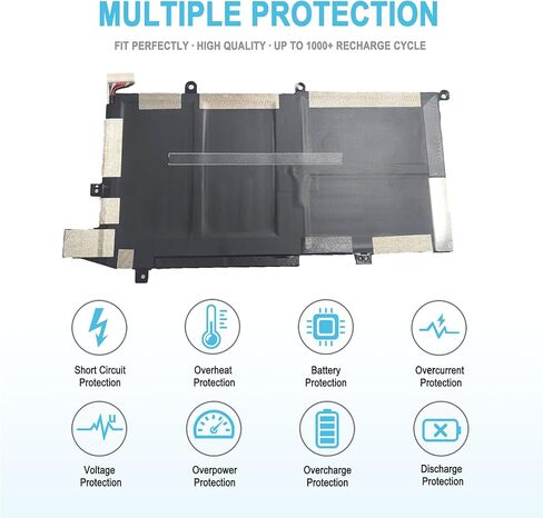 WS04XL L97357-005 Laptop Battery for HP Spectre X360 Convertible 13.5" 2-in-1 (2021) (2022) 14-ea2000 14-ef2000 14t-ef000 14t-ea000 Series WS04066XL WSO4XL L97352-2D1 HSTNN-DB9Z 66.52Wh 8210mAh in Kuwait