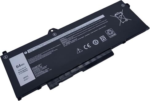 GRT01 Replacement Laptop Battery Compatible with Dell Latitude 14 5421 5431 15 5521 5531 Precision 3470 3561 3571 Alienware m17 R5 AMD Series 0R05P0 R05P0 00P3TJ 0P3TJ - 15.2V 64Wh in Kuwait