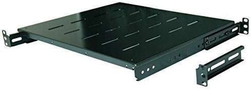 Fixed Rack Server Shelf 1U 19inch 4 Post Rack Mount Adjustable 14inch-20.5inch in Kuwait