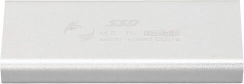 mSATA to USB 3.0 SSD Enclosure Adapter, External SSD Enclosure with 6Gbps Transfer Rate, Aluminum Alloy Case for 30x30mm and 30x50mm mSATA SSD, Plug and Play for PC in Kuwait