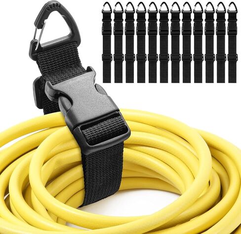 3 Pack Adjustable Extension Cord Holder Organizer with Triangle Clips for Garage Organization and Storage Heavy Duty Extension Cord Hanger for Men Workshop (Black) in Kuwait