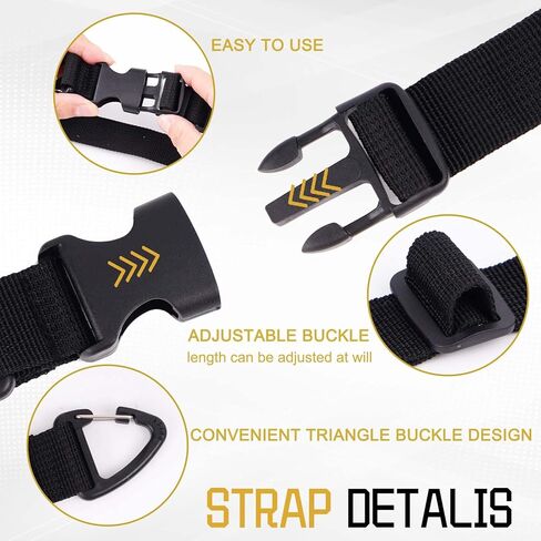 3 Pack Adjustable Extension Cord Holder Organizer with Triangle Clips for Garage Organization and Storage Heavy Duty Extension Cord Hanger for Men Workshop (Black) in Kuwait
