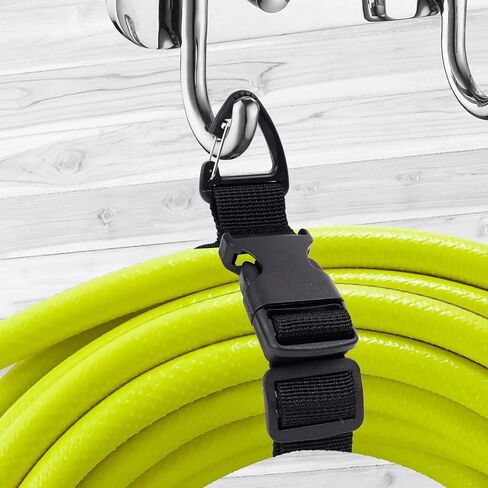 3 Pack Adjustable Extension Cord Holder Organizer with Triangle Clips for Garage Organization and Storage Heavy Duty Extension Cord Hanger for Men Workshop (Black) in Kuwait