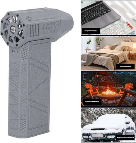 Cordless Dust Blower Portable Air Blower 130000RPM 3 Gears Adjustable Multifunctional Cordless Dry Blower in Kuwait