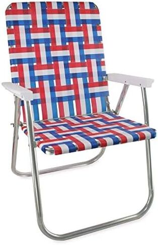 Patriot Chair America 250 Edition – Made in USA Folding Lawn Chair – Red, White & Blue Portable Seat – Lightweight & Easy Storage – 3 Sizes: Magnum, Classic, Beach (Classic) in Saudi Arabia