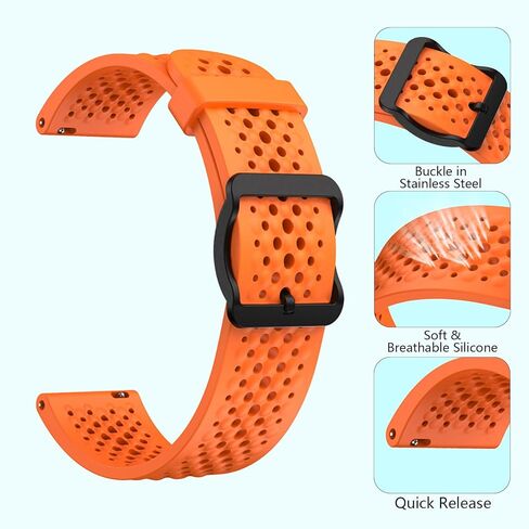 حزام ساعة من السيليكون 20 مم متوافق مع Polar Ignite/Ignite 2/3 بديل رياضي لفرقة Polar Unite/Pacer/Pacer Pro للرجال والنساء in Kuwait