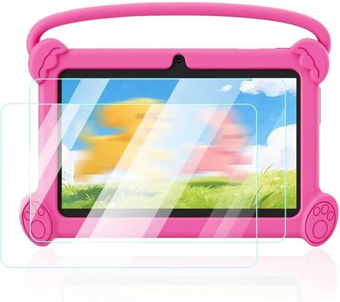 Screen Protector for DIGITHINK DGT Q8K 7 Inch Android Tablet, 9H Hardness, Anti-Scratch, Curved Fit, Touch Sensitive, Bubble Free, 2 Pack in Kuwait