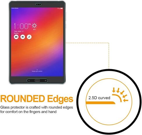 Supershieldz Designed for Asus Zenpad Z10 (Verizon) Tempered Glass Screen Protector, Anti Scratch, Bubble Free in Kuwait