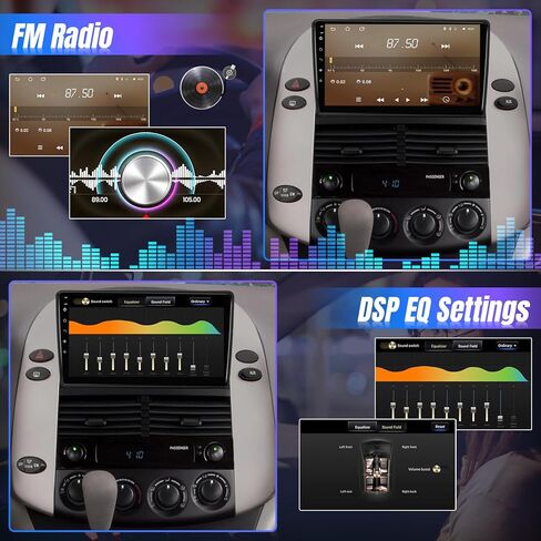 Leadfan Android Radio Stereo for Toyota Sienna 2004-2010 Wireless Carplay Android Auto، شاشة لمس 9 بوصة لوحدة رأس سيينا BT/التحكم الصوتي/GPS/WiFi/الكاميرا/SWC/FM in Kuwait