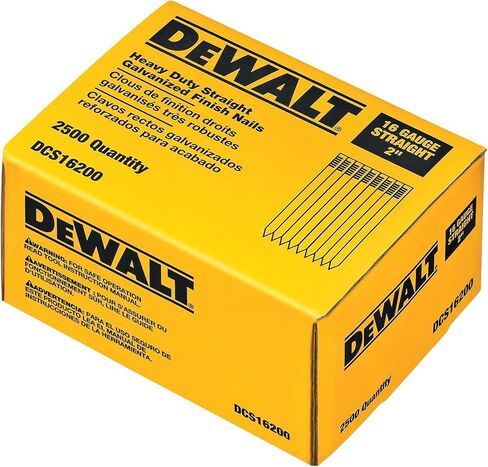 DeWalt DCS16200 2' 16 Gauge Heavy-Duty Straight Finish Nails in Saudi Arabia