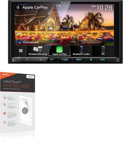واقي شاشة BoxWave متوافق مع Kenwood DMX958XR - ClearTouch مضاد للتوهج (عبوتان)، طبقة رقيقة غير لامعة مضادة لبصمات الأصابع in Kuwait