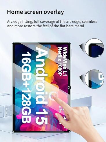 Screen Protector for DOOGEE U11 11 Inch Android 15 Tablet,Anti-Scratch 9H Hardness Touch Sensitive 2.5D Rounded Edges Bubble Free Easy to Install,2 Pack. in Kuwait