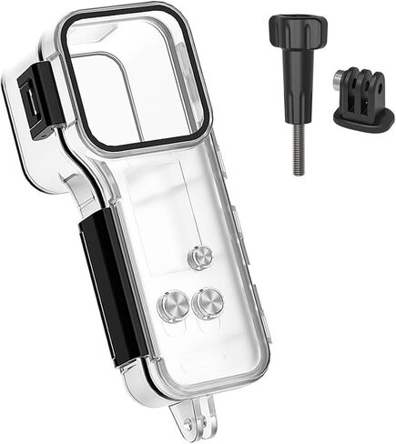 50 متر/164FT IPX8 مقاوم للماء الحال بالنسبة DJI Osmo Pocket 4 عمل الكاميرا تحت الماء الغوص الغطاء الواقي الملحقات in Kuwait