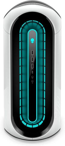 الكمبيوتر المكتبي Alienware Aurora R12 RTX 3080 للألعاب - NVIDIA GeForce RTX 3080 10GB GDDR6X، Intel Core i7 11700KF، 16GB HyperX Fury DDR4 XMP RAM، 1TB HDD + 512GB SSD، Lunar Light in Kuwait