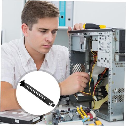Artibetter Computer Back Slot Cover Pci Slot Ventilation Deflector for Pc Case Dust Cover Heat Dissipation 4.72X0.79 Inches in Kuwait