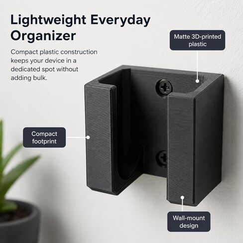 SplashNColor Wall Mount Holder Compatible with Ubiquiti – Secure Drop-in Network Device Dock | Space-Saving Gen1 Controller Cradle | Clean Desk Install in Kuwait