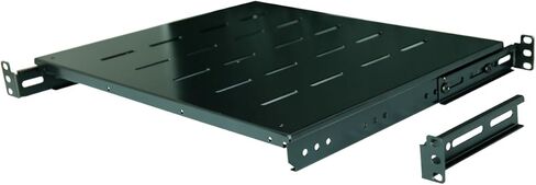Fixed Rack Server Shelf 1U 19inch Shelves 4 Post Rack Mount Adjustable Deep for Server Network Rack (14inch-20.5inch Depth) in Kuwait