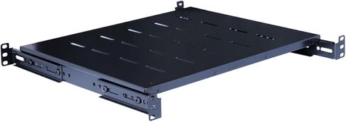 Fixed Rack Server Shelf 1U 19inch Shelves 4 Post Rack Mount Adjustable Deep for Server Network Rack (14inch-20.5inch Depth) in Kuwait