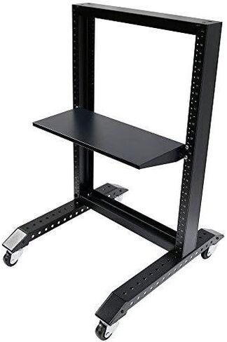 20U Movable 19inch 2 Post Open Frame Heavy Duty IT Network Data Server Rack (20U) in Kuwait