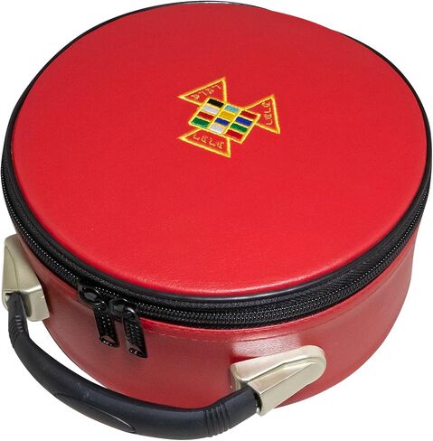 Masonic Royal Arch Past High Priest PHP Crown Cap Case Red | Hat Carrying Bag in Kuwait
