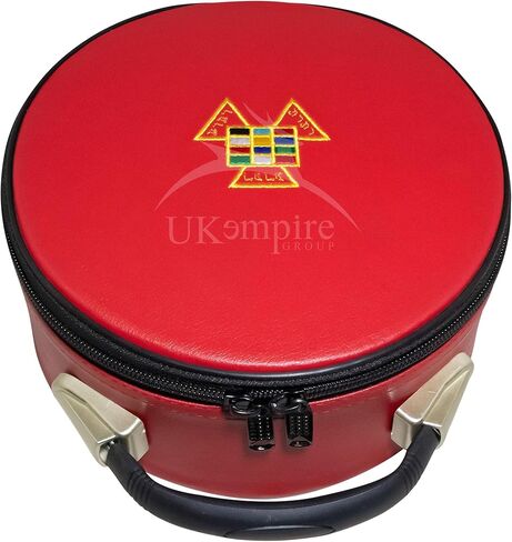 Masonic Royal Arch Past High Priest PHP Crown Cap Case Red | Hat Carrying Bag in Kuwait