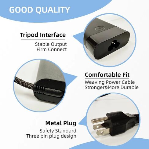 65W USB-C Laptop Charger, Compact Lightweight AC Adapter with Smart Charging Protection, Universal Compatibility with MacBook Dell HP Lenovo Asus Acer, 100-240V Global Voltage in Kuwait