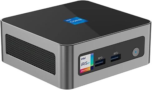 KINGDEL M8 Mini PC Micro Computer with i7-12700H/12800H CPU 14 Cores up to 4.7GHz CPU 32GB DDR4 RAM 1TB M.2 SSD WF 6E+BT 5.3 4xUSB 2.5Gbps LAN 4K 4096 x 2304 Triple Display HD Type-C in Kuwait