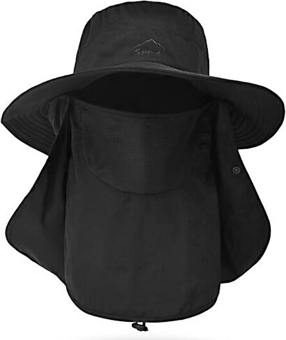 Sun Hats for Men Women Fishing Hat UPF 50+ Breathable Wide Brim Summer UV Protection Hat in Kuwait