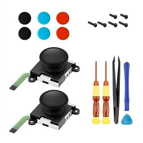 YUBJIANG 3D Joystick Analog Thumb Stick Pry Tools 19 In 1 Repair Kit for Switch Lite Controller in Kuwait