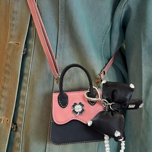 for Motorola Razr Ultra 2025 Case with Long Strap & Chain, Cute Shape Design Razr Ultra 2025 Case for Women and Girls, Shockproof Protective Wallet Case for Moto Razr Razr 2025 Black in Kuwait