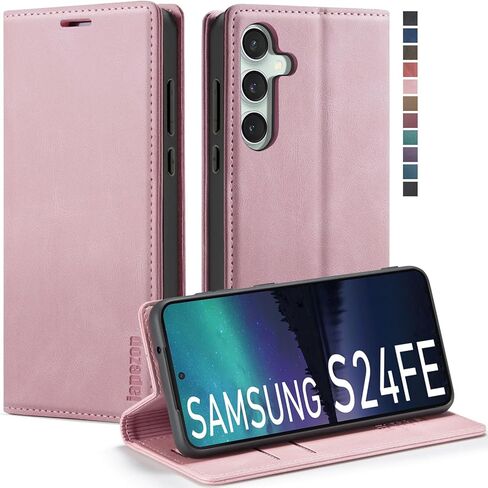 حافظة محفظة Samsung Galaxy S24+ Plus مع [RFID Blocking] حامل بطاقات بمسند مغناطيسي، حافظة جلدية قابلة للطي لهاتف Samsung Galaxy S24+ Plus 6.8 بوصة (أزرق) in Kuwait