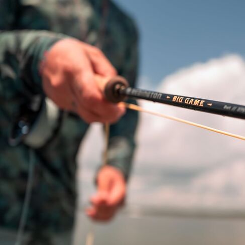 Redington Big Game Fly Rod - قضيب طيران قوي للمياه العذبة للباس والبايك والمسك - عمل سريع وأداء عالي التحمل in Kuwait