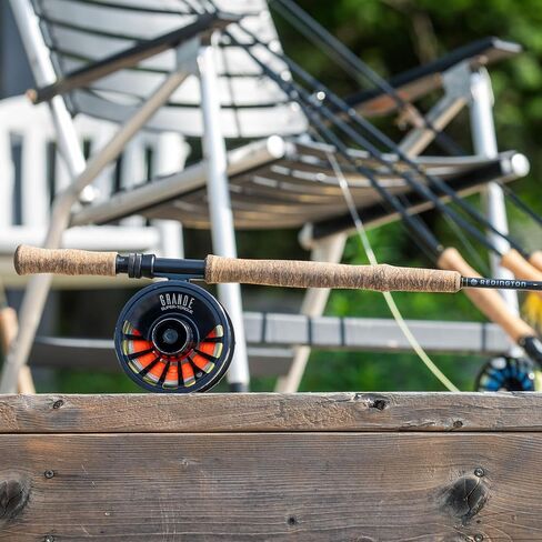 Redington Big Game Fly Rod - قضيب طيران قوي للمياه العذبة للباس والبايك والمسك - عمل سريع وأداء عالي التحمل in Kuwait