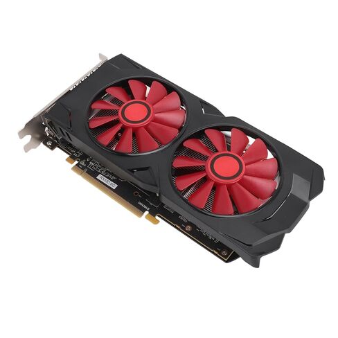 بطاقة رسومات الألعاب JTLB RX580 8GB GDDR5 256bit مع مروحة تبريد مزدوجة هادئة للكمبيوتر المكتبي، لعشاق الألعاب in Kuwait