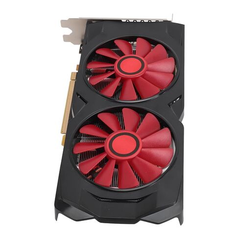 بطاقة رسومات الألعاب JTLB RX580 8GB GDDR5 256bit مع مروحة تبريد مزدوجة هادئة للكمبيوتر المكتبي، لعشاق الألعاب in Kuwait
