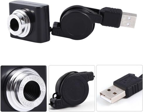كاميرا ويب USB لـ Raspberry Pi 3 Model B - دقة 640 × 480، التوصيل والتشغيل، لا توجد حاجة إلى برامج تشغيل لعقد مؤتمرات الفيديو in Kuwait