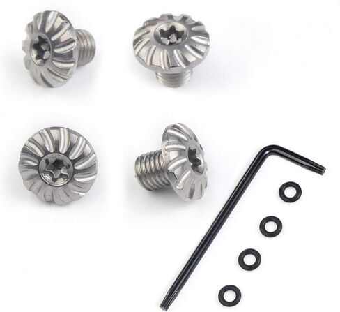 Cool Hand Customized Sig P238 P938 Grips Screws, 4 Stainless Steel Screws, 4 O Rings, T10 Torx Key, Silver S-1-S in Kuwait