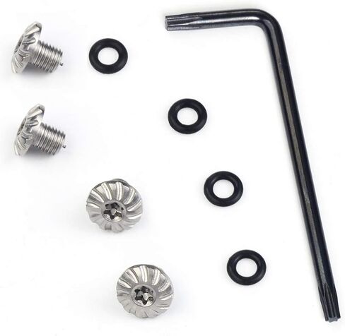 Cool Hand Customized Sig P238 P938 Grips Screws, 4 Stainless Steel Screws, 4 O Rings, T10 Torx Key, Silver S-1-S in Kuwait