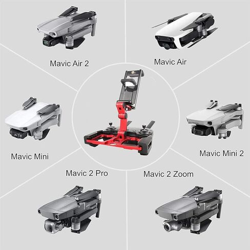 Mavic Mini Air 2 Pro Tablet Holder Foldable Aluminum Extender Remote Controller Holder with Lanyard for Mavic Air Pro Mavic 2 Zoom Spark Air 2 Mavic Mini 2 Controller Accessories in Kuwait