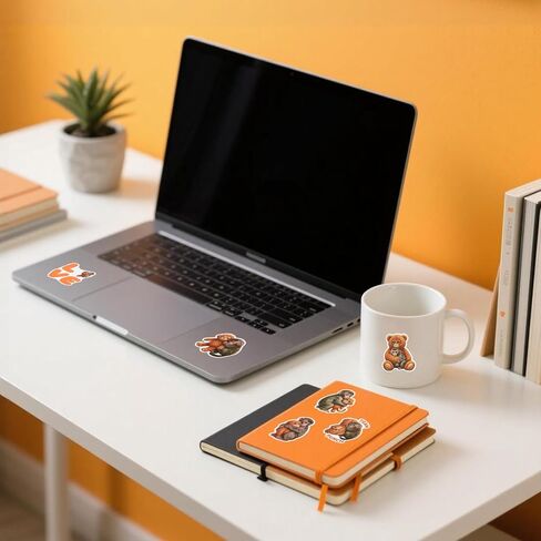 60PCS Punch Monkey Stickers, Funny Punch the Monkey Aesthetic Stickers for Water Bottles, Laptops, Phone Cases in Kuwait