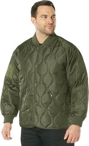 Rothco Quilted Woobie Jacket - Lightweight Warmth & Style - Inspired by the Poncho Liner in Saudi Arabia