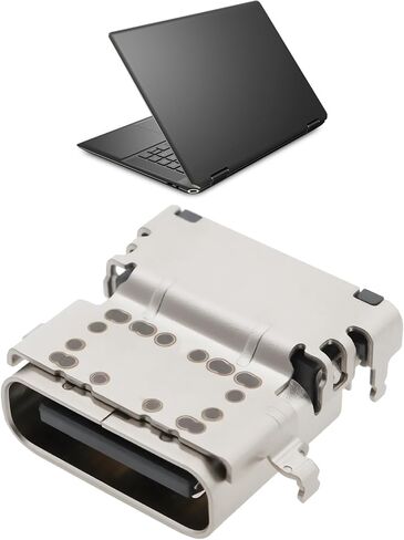 OTOTEC 2 Pcs Laptop Power Type-C Charging Port Compatible with HP Spectre X360 15-BL/15T-BL in Kuwait