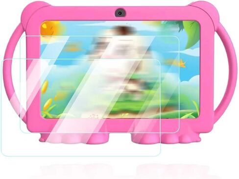 واقي شاشة لجهاز HOTTABLET HTQ8K مقاس 7 بوصات يعمل بنظام Android 12، صلابة 9H، مضاد للخدش، مقاس منحني، حساس للمس، خالي من الفقاعات، سهل التركيب، عبوتان in Kuwait