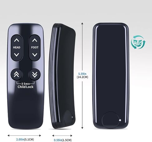 جهاز تحكم عن بعد بديل لـ Serta Linak HC12BL0011-02 HC10BL Beautyrest صندوق التحكم/الحركة البسيطة TD33 in Kuwait
