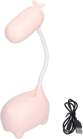 مصباح LED للأطفال، قابل للتعديل 360 درجة، ضوء طبيعي ناعم، شحن USB، حجم محمول - حماية للعين، تصميم مرن للرقبة، مثالي للقراءة والدراسة in Kuwait