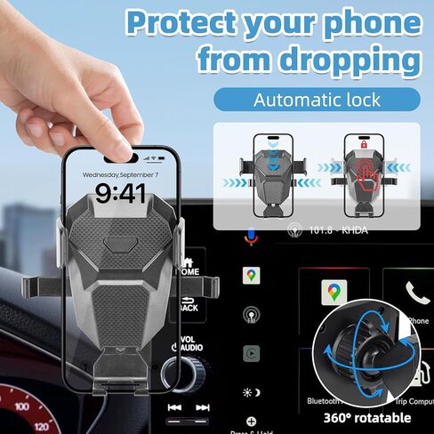 Car Phone Holder for Honda Civic 2022 2023 2024 2025 2026 9-inch Screen Fixed Clip Adjustable Stable Phone Mount for Civic 11th Gen Cell Phone Stand Accessories in Kuwait