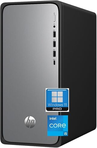 كمبيوتر HP OmniDesk M02 Premium للأعمال، Intel Core i5-14400 (> i7-12700)، ذاكرة الوصول العشوائي DDR5 سعة 32 جيجابايت، SSD 2 تيرابايت، Wi-Fi 6، لوحة مفاتيح سلكية وM، Windows 11 Pro in Kuwait