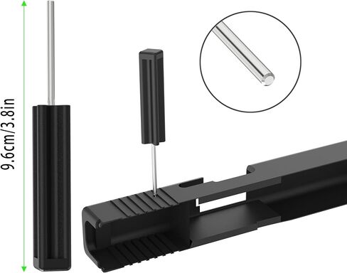 Glock Magazine Disassembly Tool Kit - Fast & Safe Disassembly Tool for Glock 17/19/22/23/26/27/34/35 with Cleaning Brush & Pins, Durable Polymer & Steel Construction in Kuwait