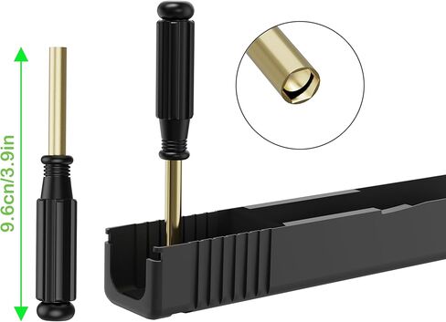 Glock Magazine Disassembly Tool Kit - Fast & Safe Disassembly Tool for Glock 17/19/22/23/26/27/34/35 with Cleaning Brush & Pins, Durable Polymer & Steel Construction in Kuwait