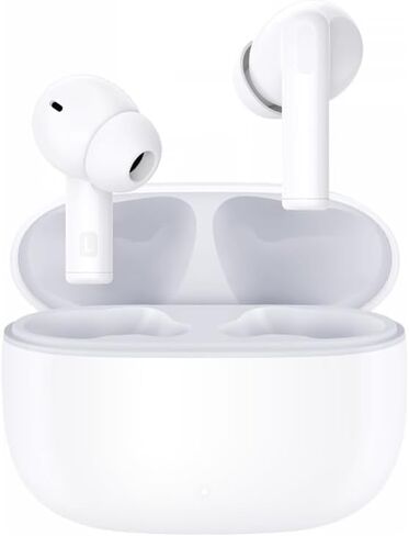 HONOR Choice X7 Lite Wireless Earbuds with Ear Hooks, Bluetooth 5.3 Headphones, ENC Noise Cancellation, IPX5 Waterproof, Deep Bass, Sports Earphones – White in Kuwait